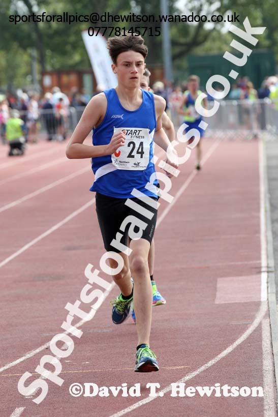 Boys under-15s, Northern Road Relays, Blackpool. Photo: David T. Hewitson/Sports for All Pics